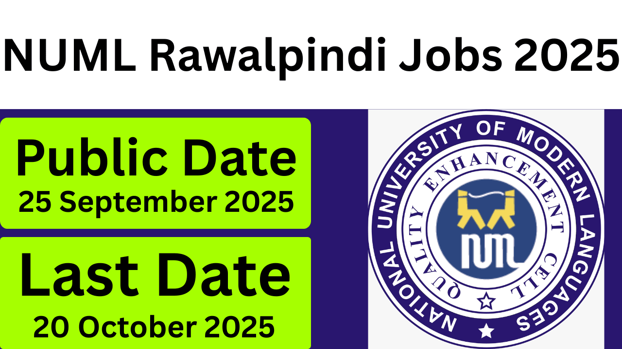 National University Of Modern Languages NUML Rawalpindi Jobs 2025 For Dispenser
